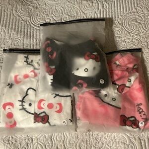 Hello Kitty Shorts Underwear Set - Pink, White, Black